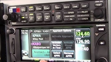 Garmin GTN 650 Loading the Approach