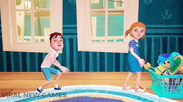 HELLO NEIGHBOR - HIDE AND SEEK | FAST MODE | WALKTHROUGH | STAGE 1 FULL GAMEPLAY IOS,ANDROID