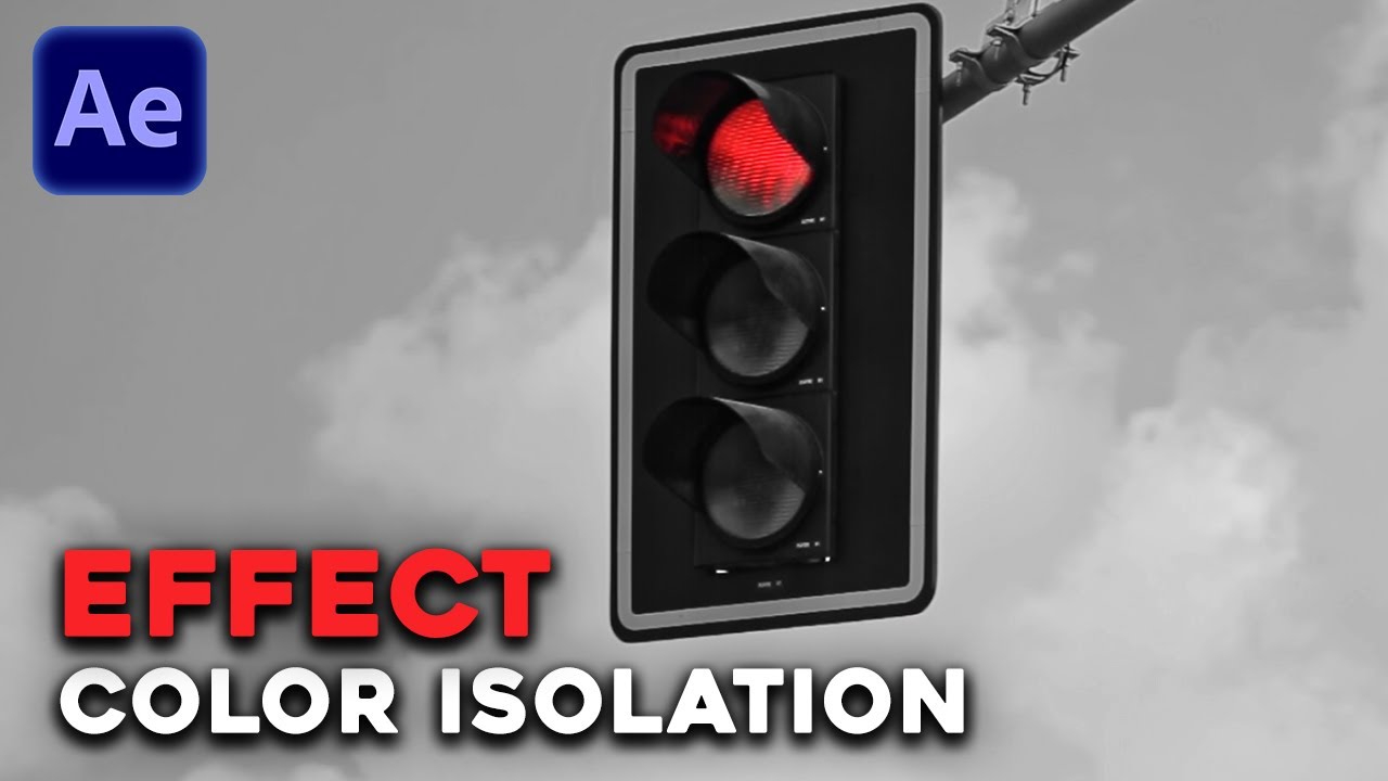 COLOR ISOLATION EFFECT in After Effects [Tutorial Deutsch] - YouTube
