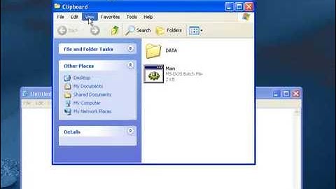 Batch File - Clipboard