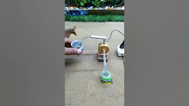 diy how to make mini motor water pump project and cow video # 44
