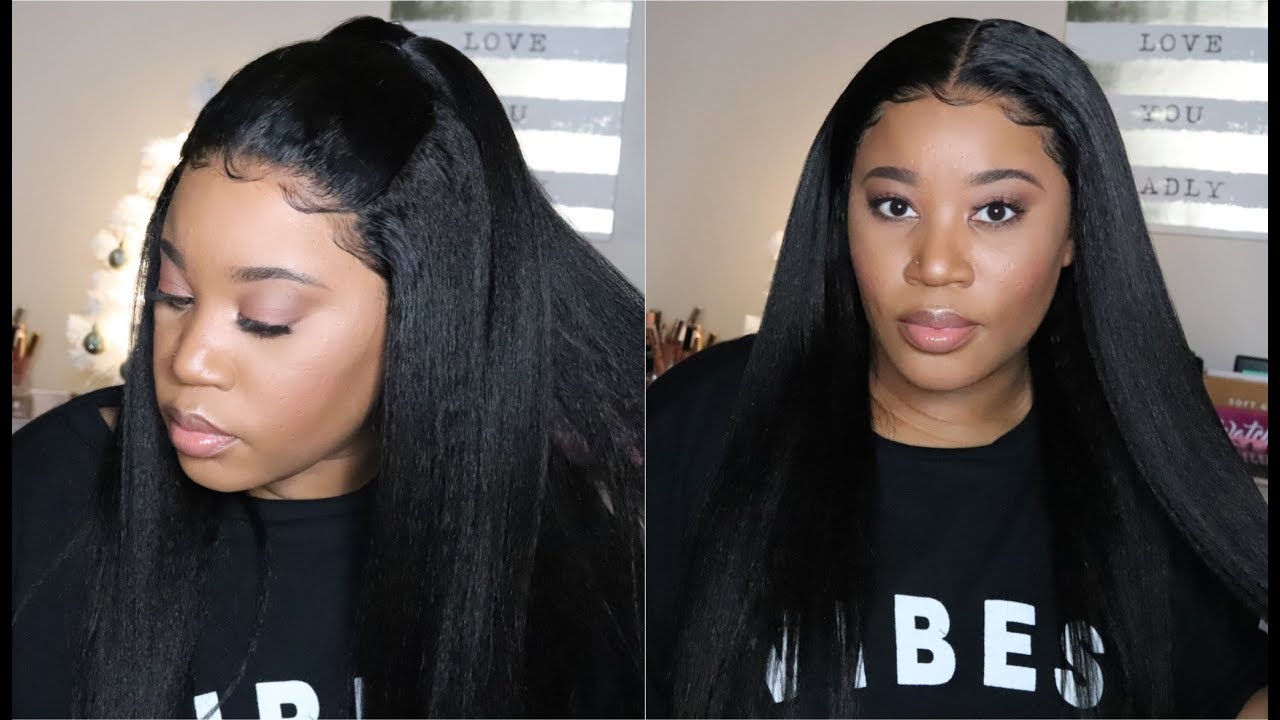wig reviews uk Versatile 13x6 Kinky Straight Lace Front Wig I EvaWigs