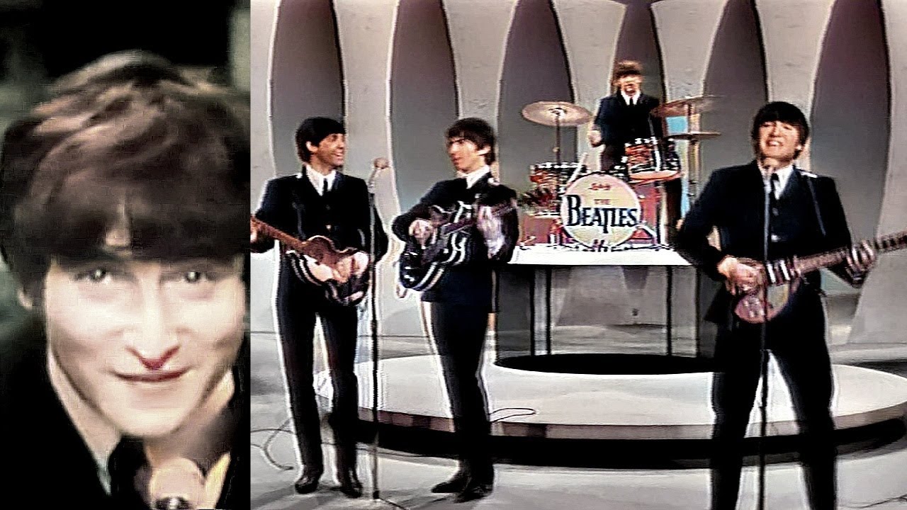 The Beatles 1964 Twist & Shout (1995 montage of song performances