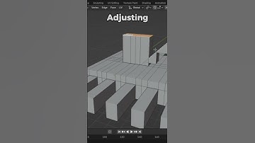 Making A Liminal Staircase Poolroom In Blender (Timelapse) #shorts #blender #poolrooms