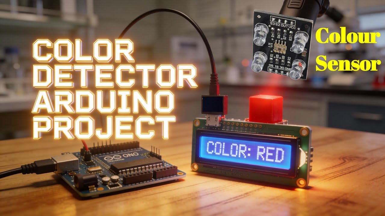 Colour Detecting Device using Colour Sensor || Colour Detector Arduino ...