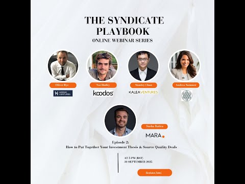 Watch Episode 2: How To Structure Your Investment Thesis and Source Quality Deals