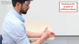 Thumb MCP joint extension mobility L