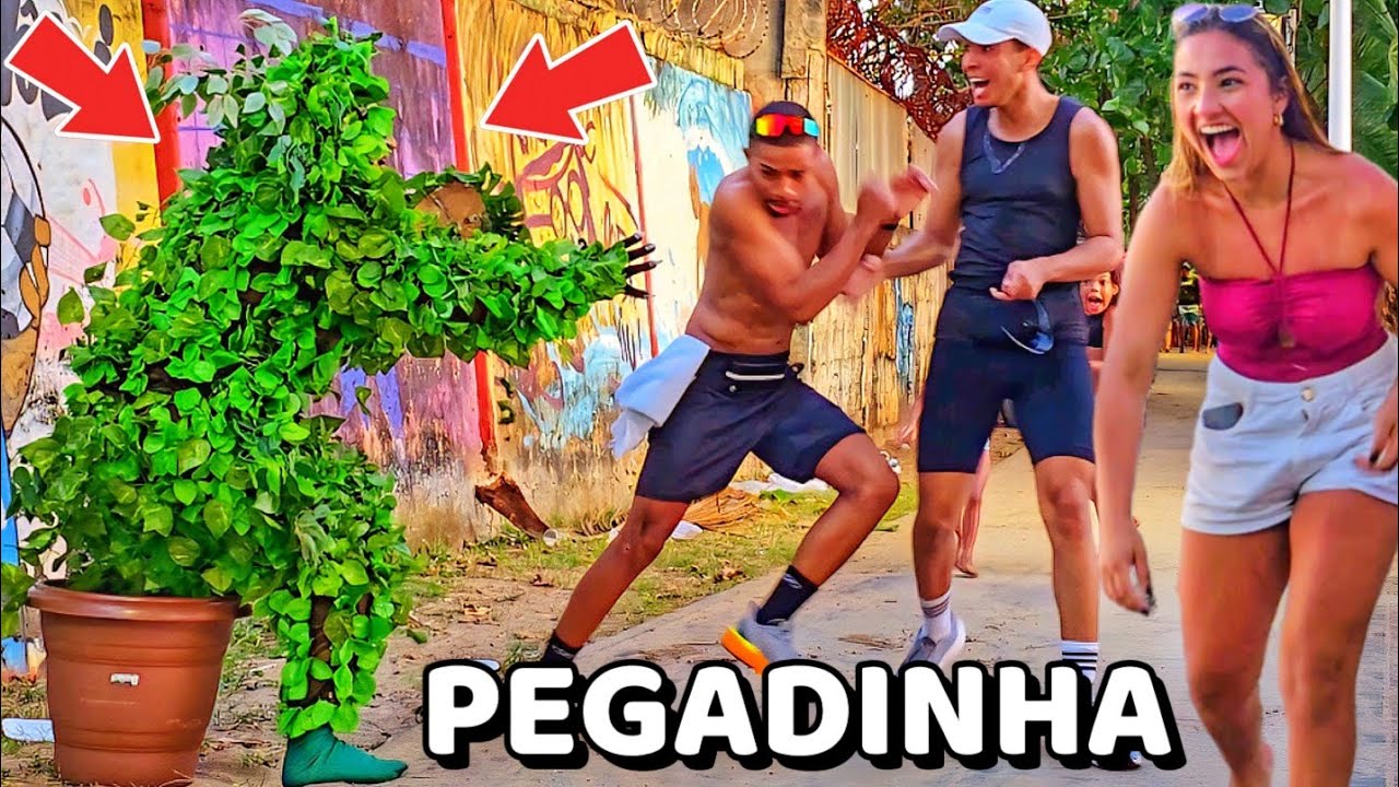 PEGADINHA HOMEM PLANTA - SE CAGOU