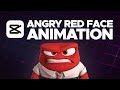 Capcut Tutorial - Steaming Angry Red Face Animation (ENGLISH)