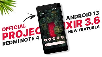 Project Elixir 3.6 Official For Redmi Note 4 | Android 13 | Added Battery Styles & More Features