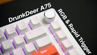DrunkDeer A75 - RGB and Rapid Trigger Settings
