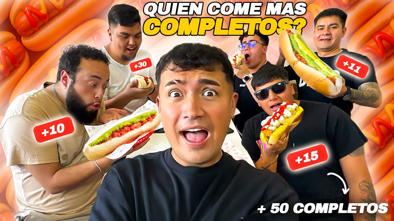 EL SEGUIDOR QUE COME MAS COMPLETOS SE LLEVA EL PREMIO 🏆