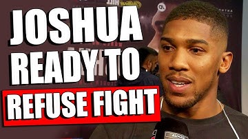 Anthony Joshua IS NOT AGAINST THE Alexander Usyk -Tyson Fury FIGHT TAKING PLACE INSTEAD OF A REMATCH