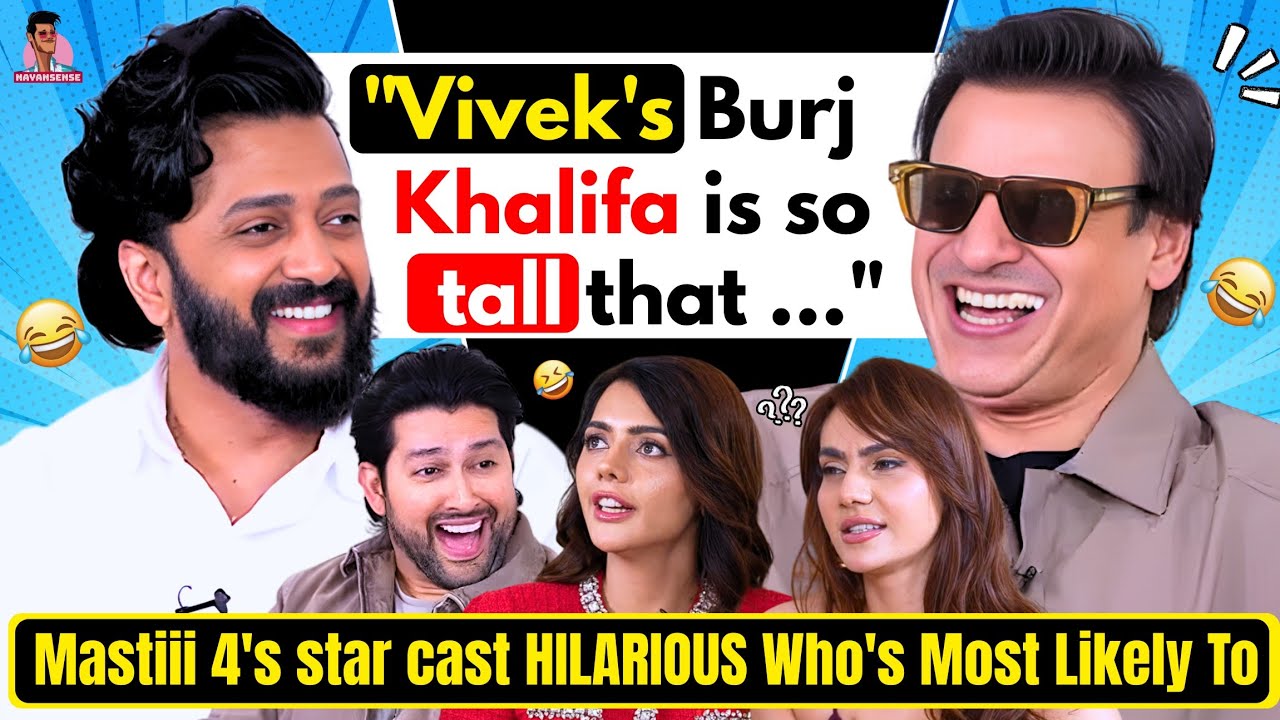 Riteish Deshmukh, Vivek Oberoi & Aftab Shivdasani’s HILARIOUS Who’s Most Likely To | Mastiii 4 