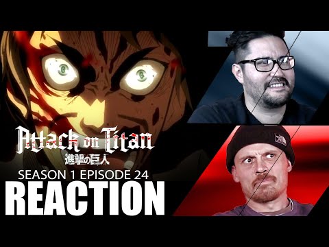 Attack on Titan 1x24 REACTION | "Mercy: Raid on Stohess District, Part 2"