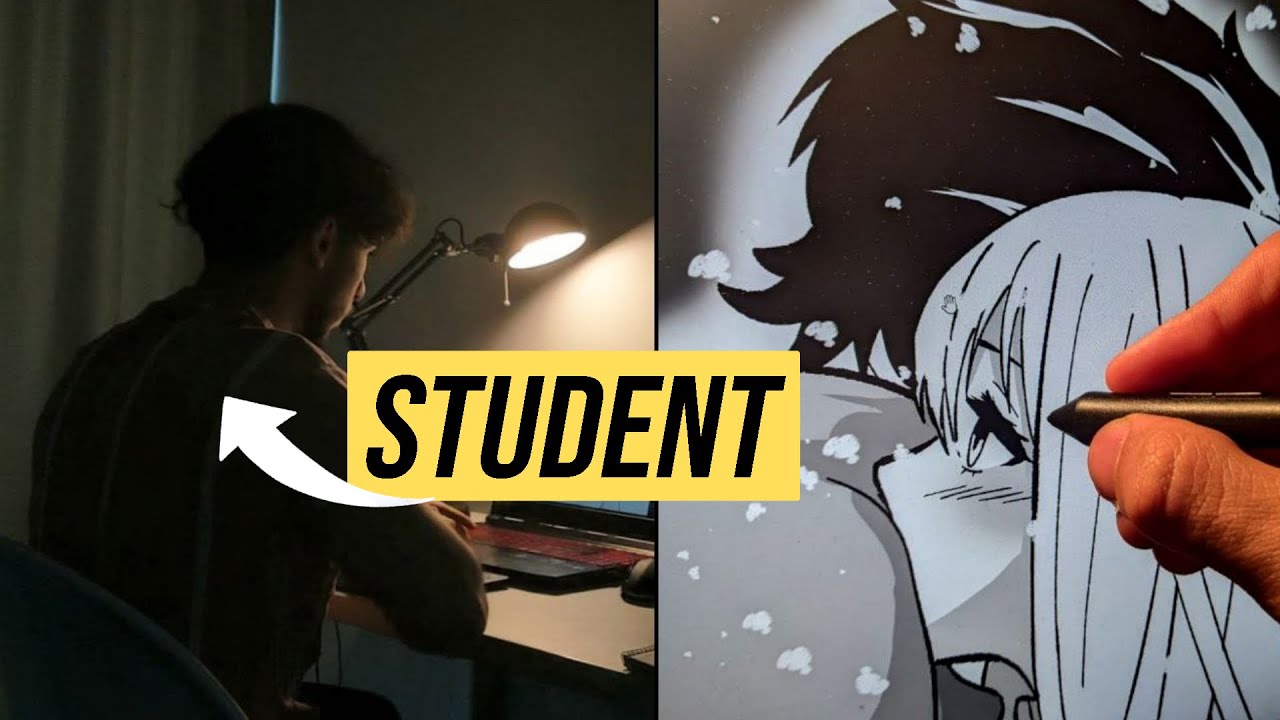 Week in the life of a student making MANGA