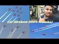 India airforce arieal display  fighter plane aerobatic in mumbai  surykairan  jay tayade vlogs