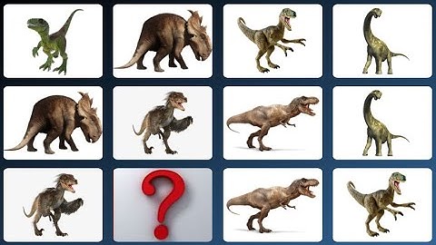 Dinosaur Memory Game