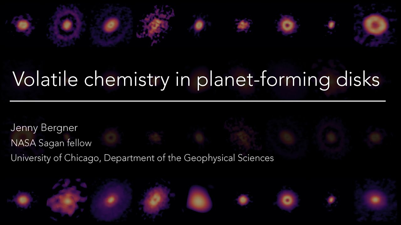 Volatile chemistry in disks Jenny Bergner UChicago