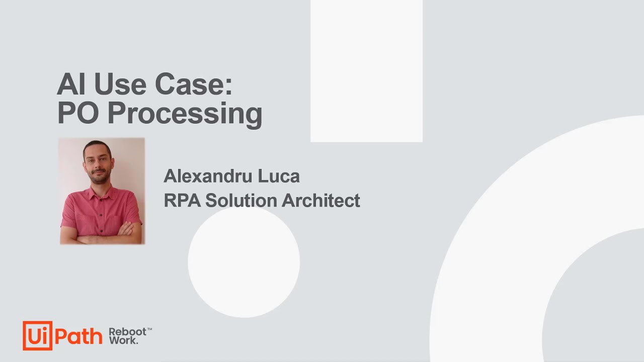 AI Use Case: Purchase Order Processing