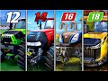 2X Speed FS 12 VS FS 14 VS FS 16 VS FS 18 Comparison Gameplay | Farming Simulator Games