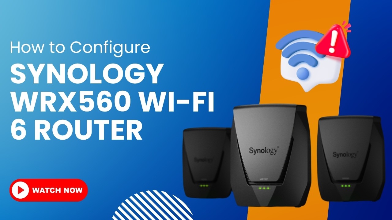 How to Configure Synology WRX560 Wi Fi 6 Router Quick Setup - YouTube