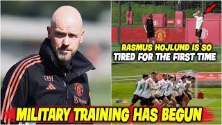 Military Training has Begun !! Rasmus Hojlund Is So Tired For The First Time !! l News l MAN UNITED