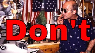 I wrote like Hunter s Thompson