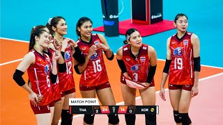 Thailand Volleyball Team Destroyed Korea in World Championship 2022 !!!