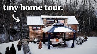 RUSTIC Tiny Home TOUR! | Klein Haus Forest Lane (300+ Reviews on Airbnb) by North of Nowhere 1,006 views 2 years ago 5 minutes, 53 seconds