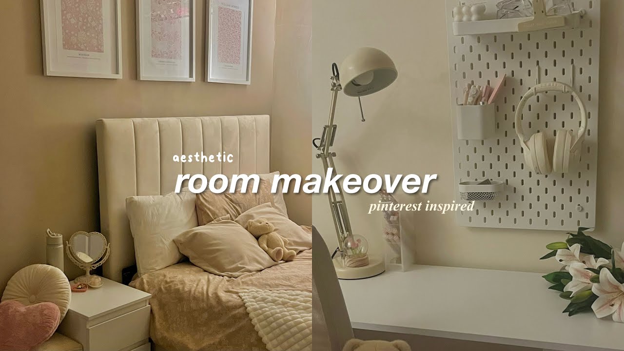 aesthetic room makeover 2026 🤍 | pinterest and korean inspired ft. temu + ikea hauls 