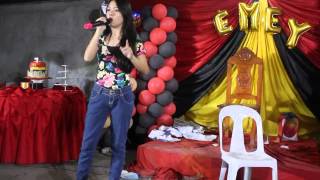 Therese L. Digol Singing Listen By Beyonce Duet During Emiels 7Th Birthday 14 April 2016