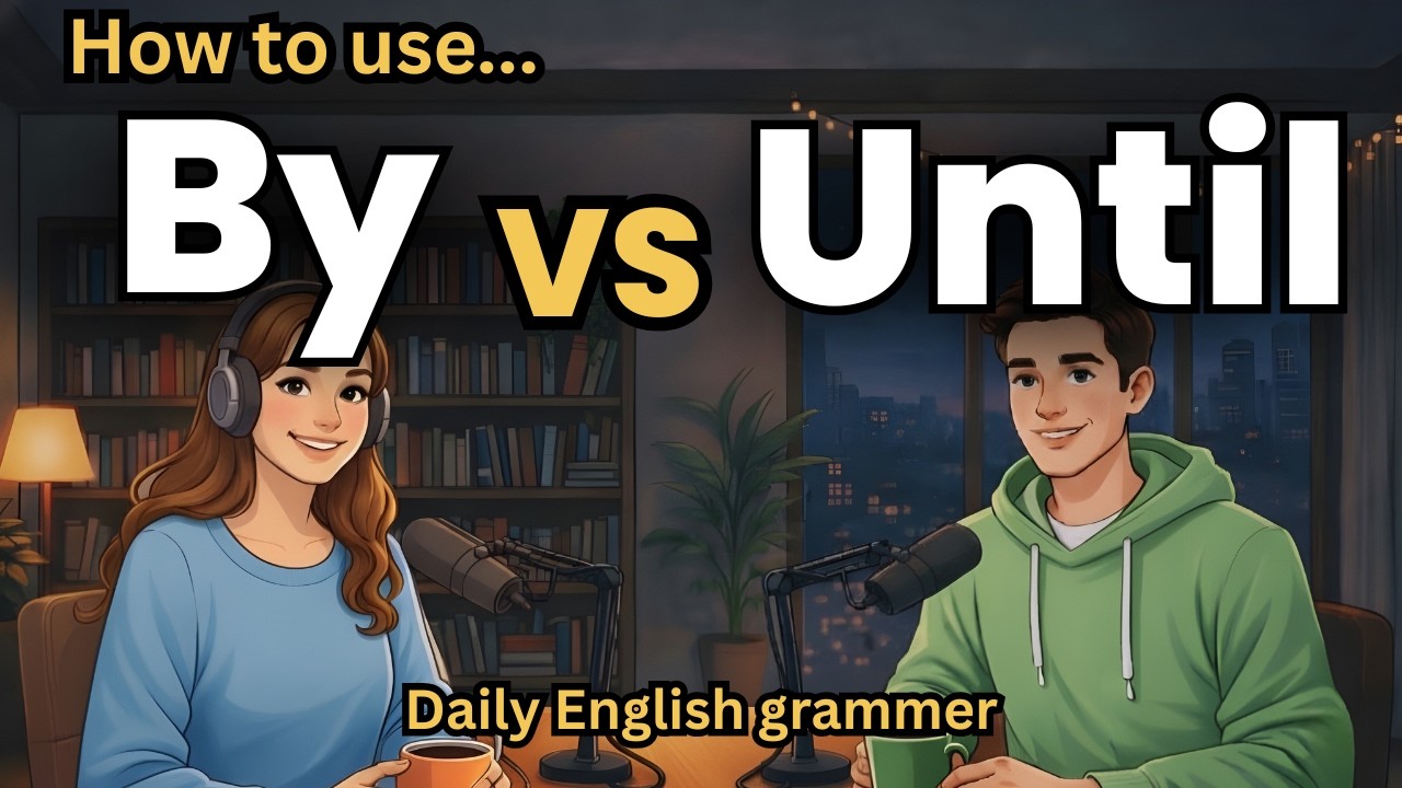 How to Use By vs Until vs From in English | Daily English Grammar Practice for Beginners
