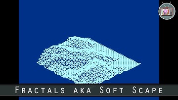 Fractals aka Soft Scape by Dr. XL, 1987 | Atari 8 bit Demo