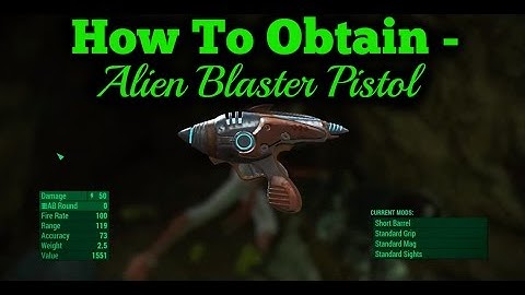 Fallout 4 - Unique Weapon Locations || Ray Gun ?!?! || HD