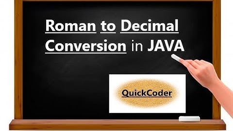 Roman to Decimal conversion in JAVA