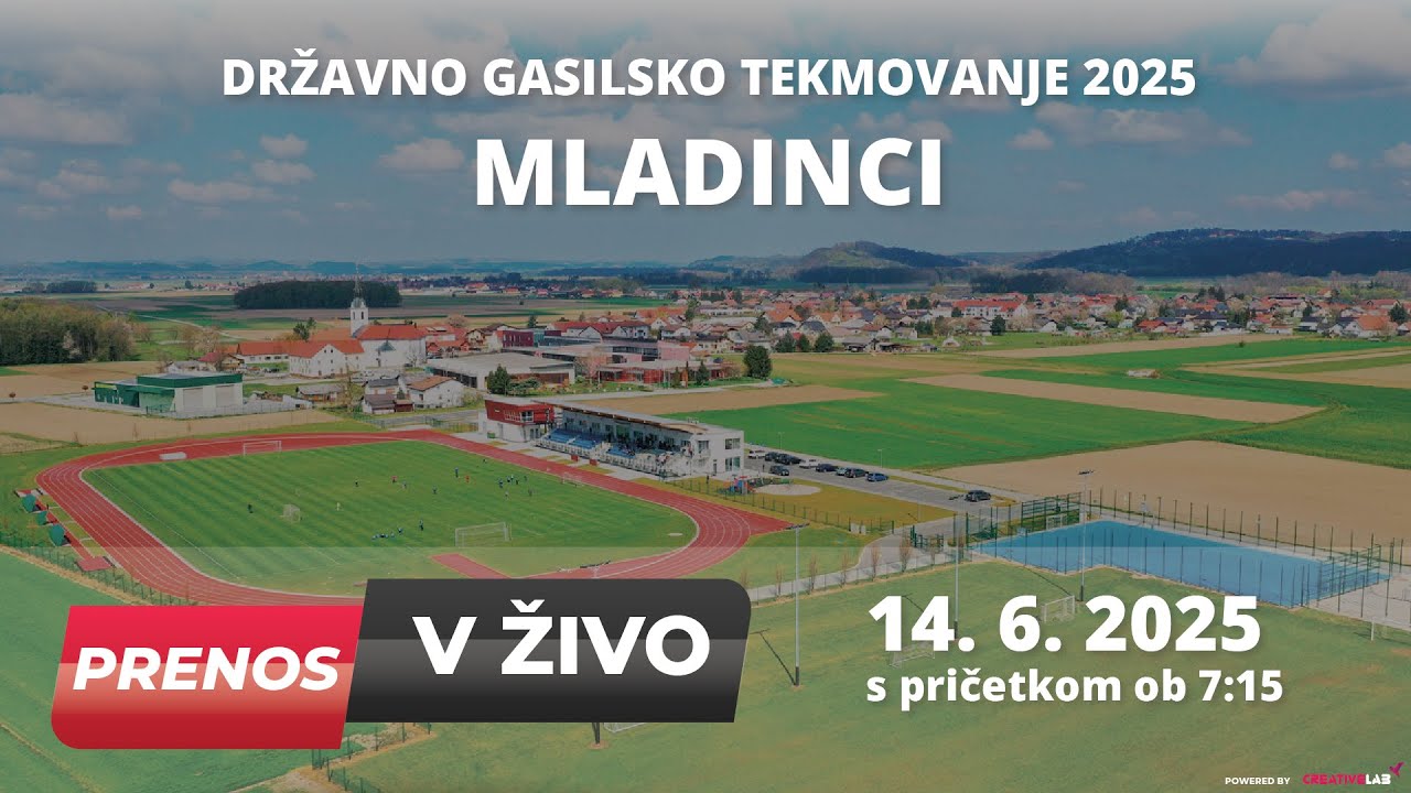 DRŽAVNO GASILSKO PRVENSTVO - PIONIRJI IN MLADINCI - 14.6.2025 - GORIŠNICA