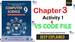 Class 9 Computer Science - Unit 3 Activity 1 | NBF | Create a Link of Subjects #HTML #Java #css