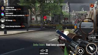 Raid Boss: Machine gun (zombie), Sniper strike special ops zone 2 screenshot 2