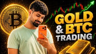 GOLD & CRYPTO TRADING XAUUSD LIVE TRADING TODAY | Traders Suraj |