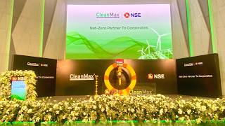 Listing ceremony of Clean Max Enviro Energy Solutions Limited