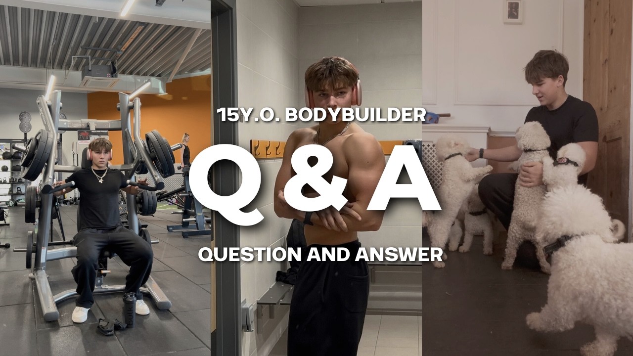 15-летний бодибилдер отвечает на ваши вопросы 💪 | Честные вопросы и ответы