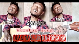 Video thumbnail of "Olakina gisik ka.tongcha // Guitar tutorial  // Worship song  // garo gospel song"
