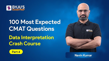 100 Most Expected CMAT DI Questions | CMAT 2023 Preparation | CMAT Data Interpretation | Part 4