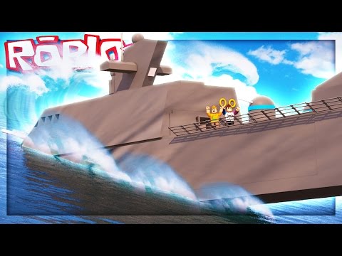 Survive The Sinking Battleship In Roblox Youtube - battleship roblox