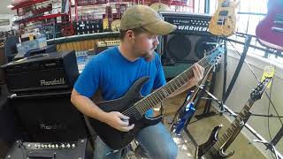 ESP LTD H338 8-String Electric Guitar Matte Black w/Soft Case screenshot 5