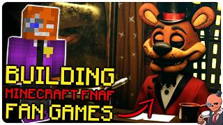 Building FNAF Bite at Freddy's in Minecraft // Building FNAF Fan Games