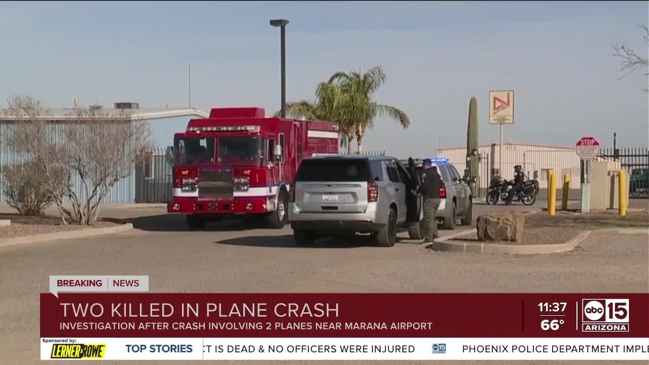 Two people dead after mid-air plane crash at southern Arizona airport ...
