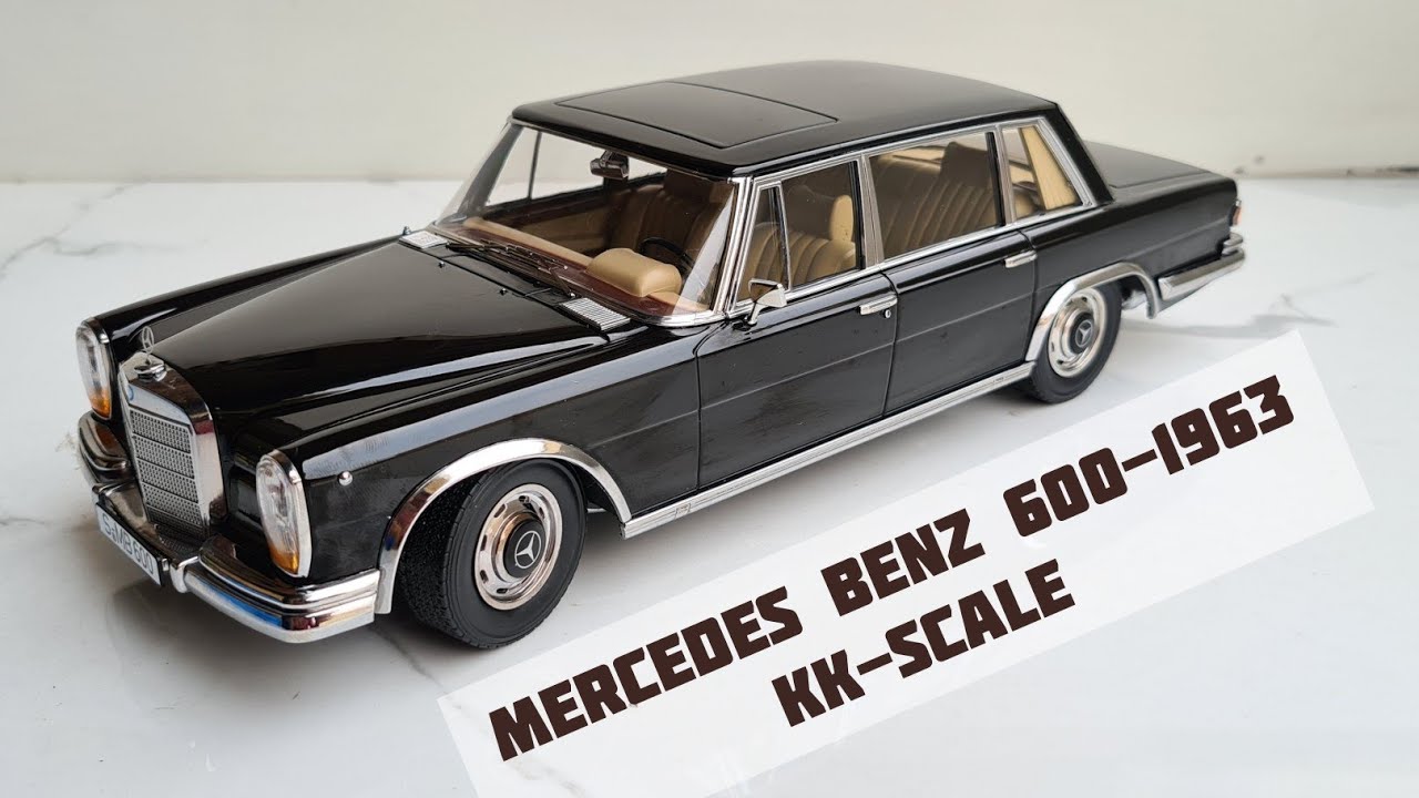 KK Scale 1:18 1963 Mercedes 600 SWB W100, Black