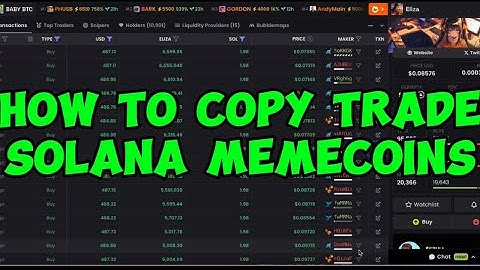 How To Copy Trade Solana Wallets!